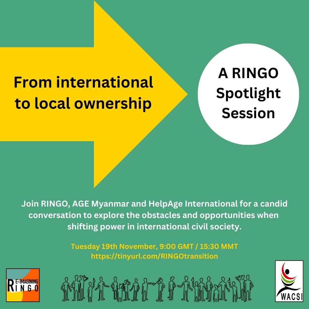 From international to local organisation: A RINGO spotlight session