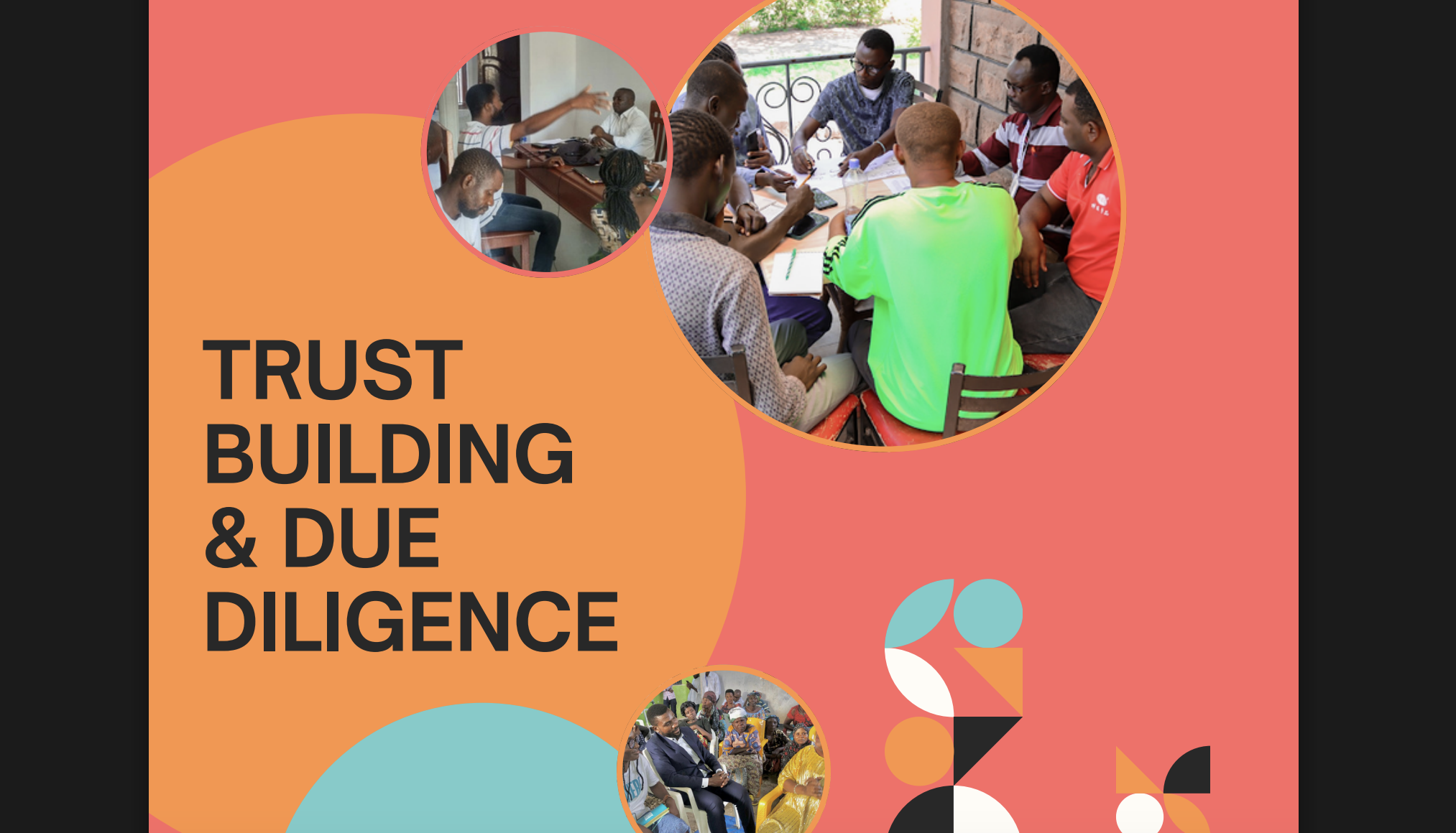 Trust building and due diligence: A position paper